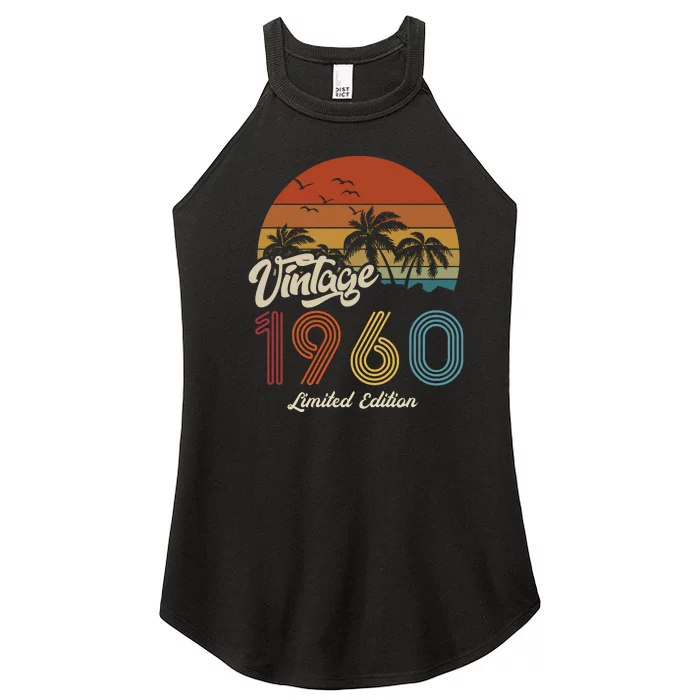 63rd Birthday Vintage Limited Edition 1960 Women’s Perfect Tri Rocker Tank