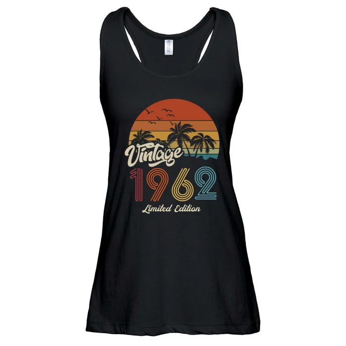 61st Birthday Vintage Limited Edition 1962 Ladies Essential Flowy Tank