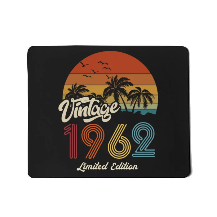 61st Birthday Vintage Limited Edition 1962 Mousepad