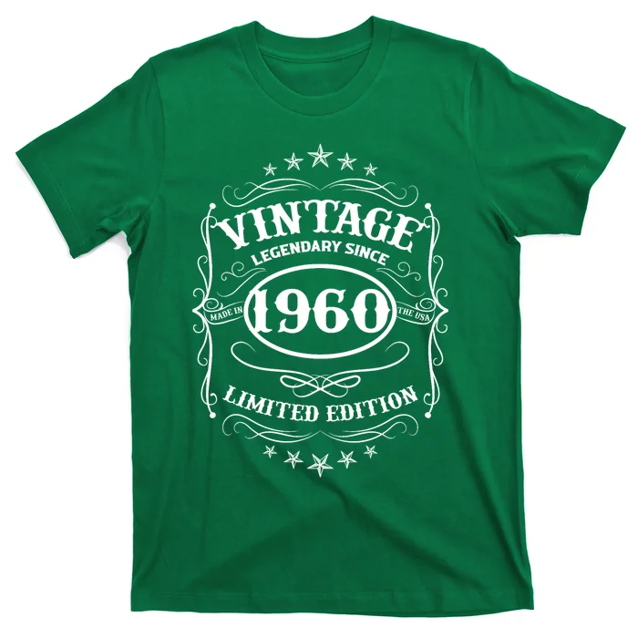 64th Birthday Vintage Legends Born In 1960 64 Years Old T-Shirt