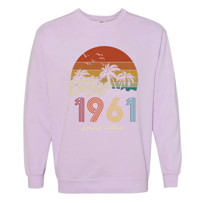 62nd Birthday Vintage Limited Edition 1961 Garment-Dyed Sweatshirt