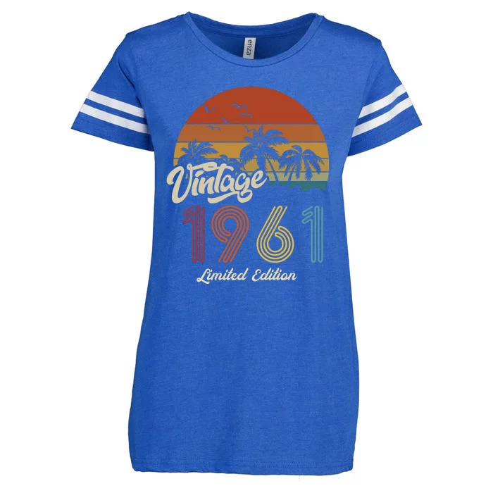 62nd Birthday Vintage Limited Edition 1961 Enza Ladies Jersey Football T-Shirt