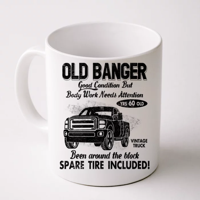 60th Birthday Vintage Old Banger 60 Years Old Good Condition But Bodywork Needs Front & Back Coffee Mug