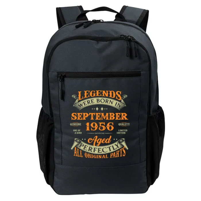 67th Birthday Vintage Legends Born In September 1956 Gift Daily Commute Backpack