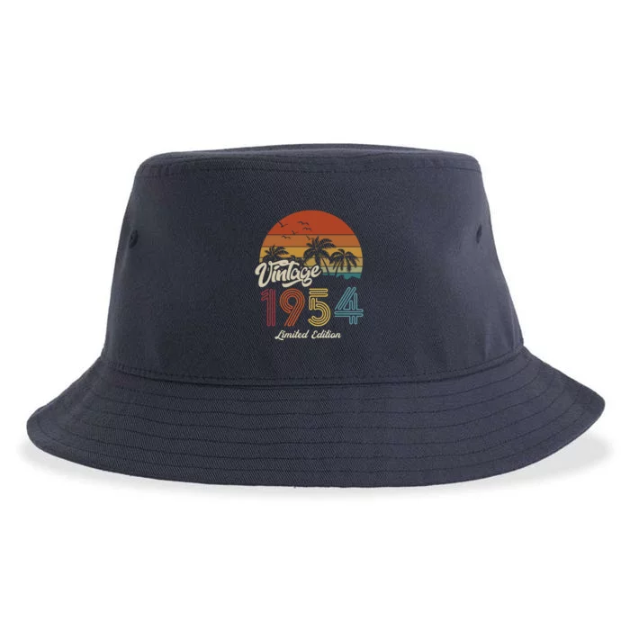 69th Birthday Vintage Limited Edition 1954 Sustainable Bucket Hat