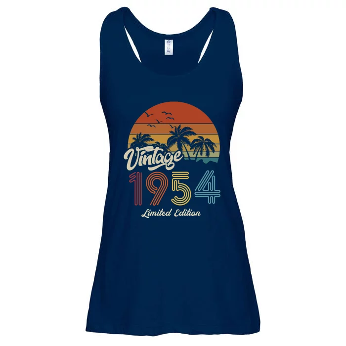 69th Birthday Vintage Limited Edition 1954 Ladies Essential Flowy Tank