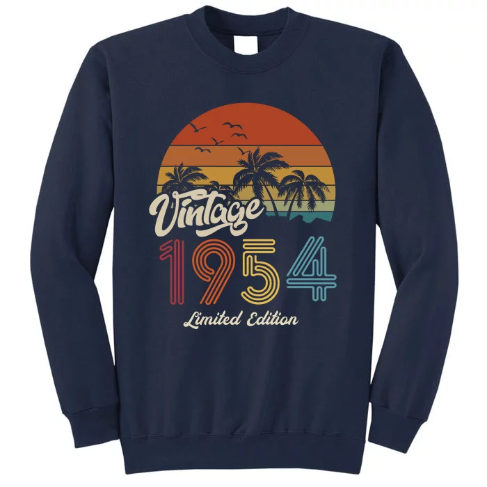 69th Birthday Vintage Limited Edition 1954 Tall Sweatshirt