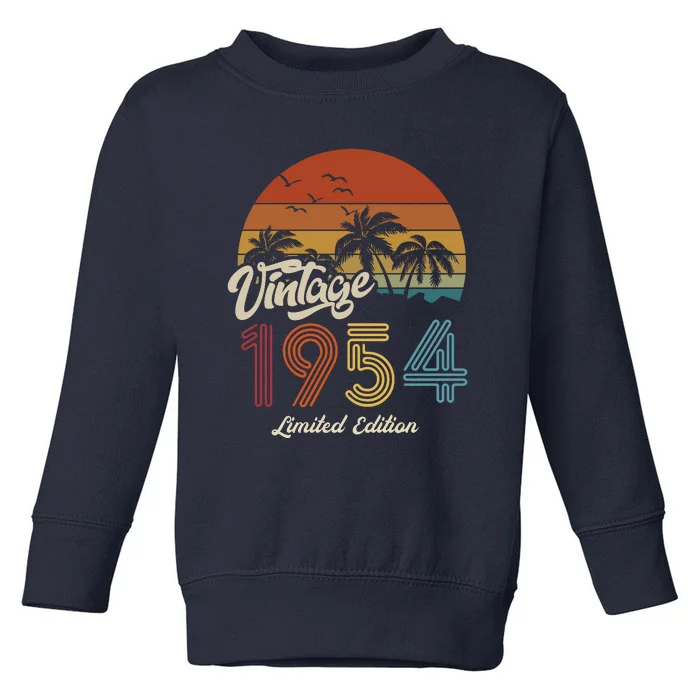 69th Birthday Vintage Limited Edition 1954 Toddler Sweatshirt