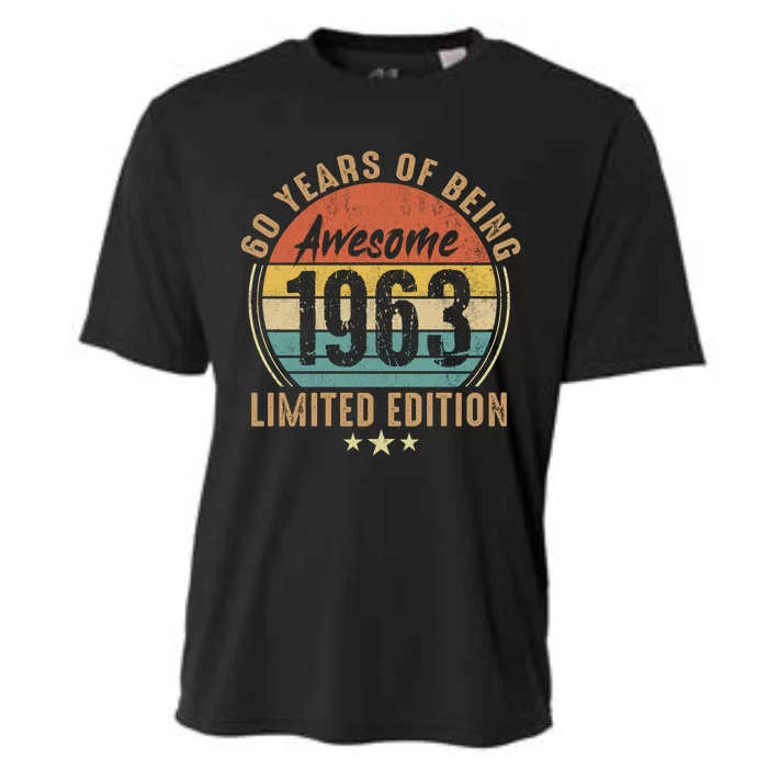 60th Birthday Vintage Limited Edition 1963 Cooling Performance Crew T-Shirt