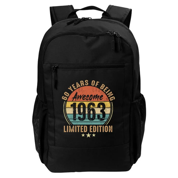 60th Birthday Vintage Limited Edition 1963 Daily Commute Backpack