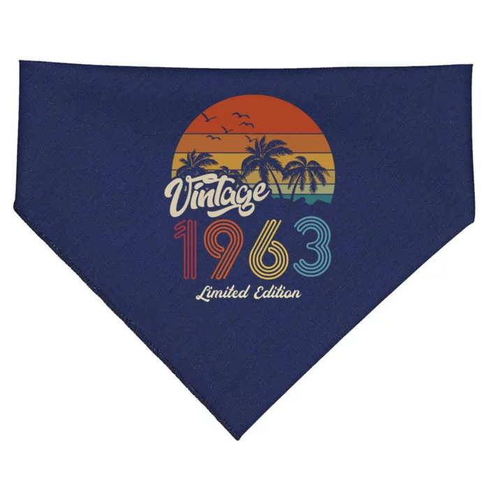 60th Birthday Vintage Limited Edition 1963 USA-Made Doggie Bandana