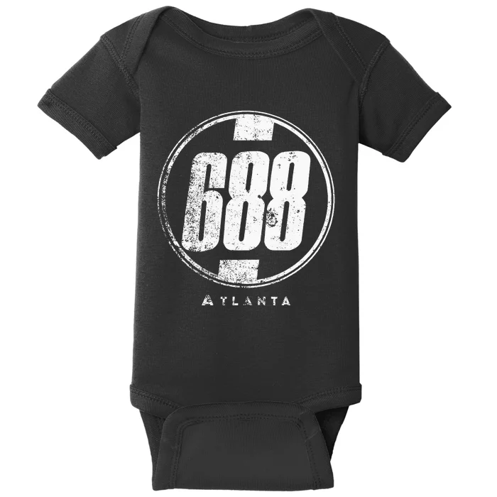 688 Circle Atlanta Funny Baby Bodysuit