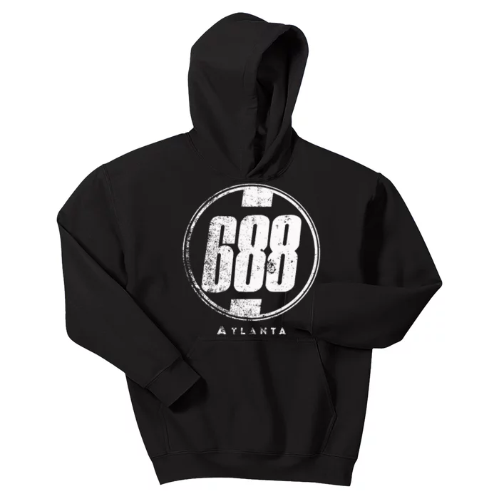 688 Circle Atlanta Funny Kids Hoodie