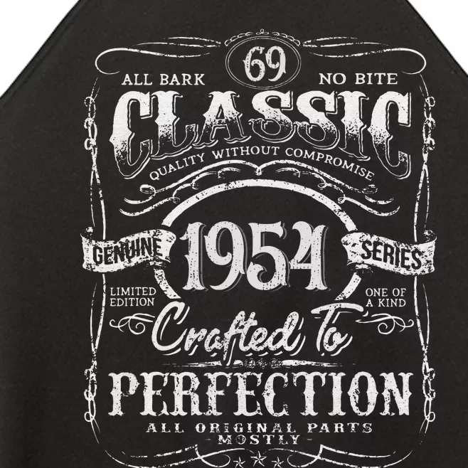 69th Classic Birthday gift 69 Perfection 1954 Birthday Women’s Perfect Tri Rocker Tank