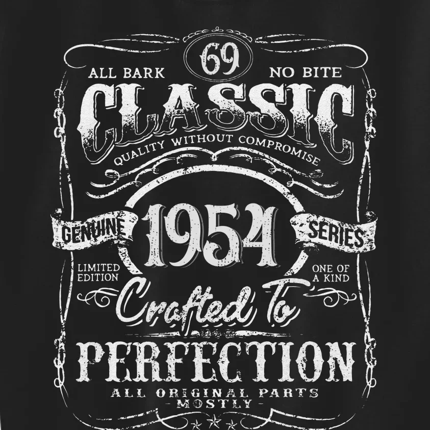 69th Classic Birthday gift 69 Perfection 1954 Birthday Kids Sweatshirt