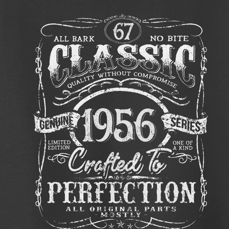 67th Classic Birthday gift 67 Perfection 1956 Birthday Toddler T-Shirt