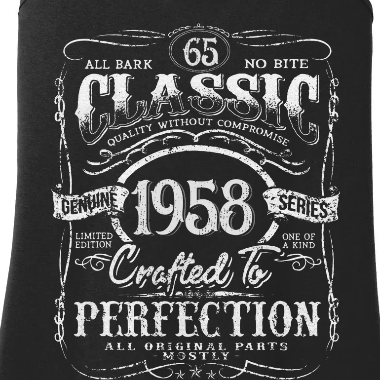 65th Classic Birthday gift 65 Perfection 1958 Birthday Ladies Essential Tank