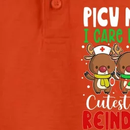 6Qw8 Cute Reindeer Christmas Picu Nurse Merry Xmas Nursing Gift Dry Zone Grid Performance Polo