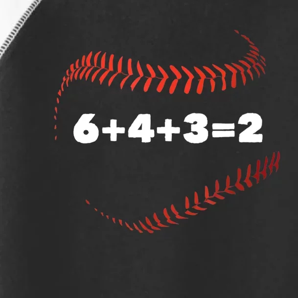 6+4+3=2 Double Play Baseball Player Gift Baseball Saying TShirt Toddler Fine Jersey T-Shirt