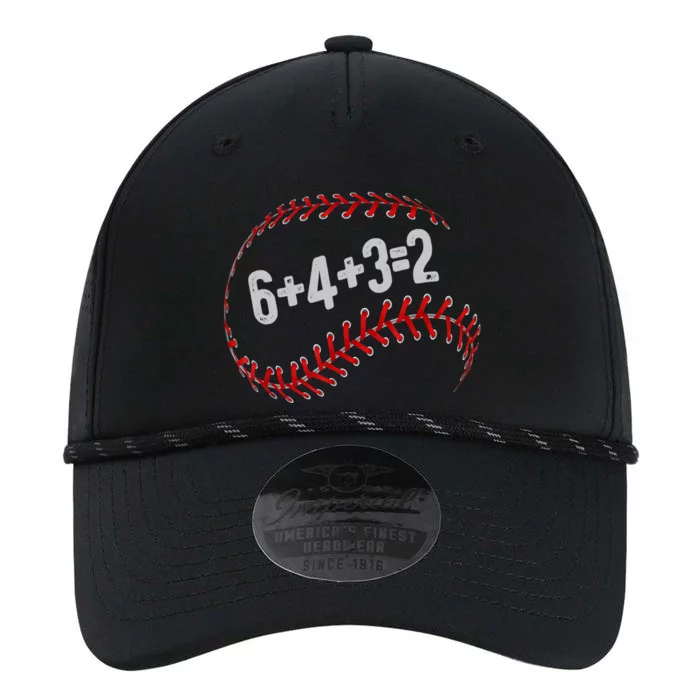 6+4+3=2 Double Play Baseball Player Fun Baseball Saying Performance The Dyno Cap