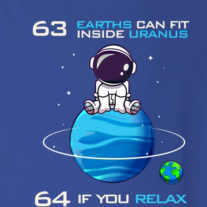 63 Earths Can Fit Inside Uranus Funny Astronomy Space Great Gift Toddler Long Sleeve Shirt