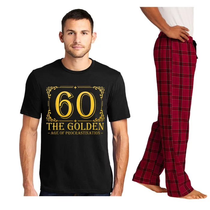 60 Golden Age 60th Birthday Funny 60 Years Old Pajama Set