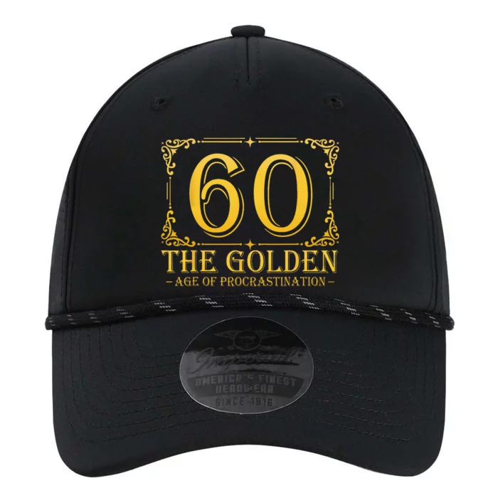 60 Golden Age 60th Birthday Funny 60 Years Old Performance The Dyno Cap