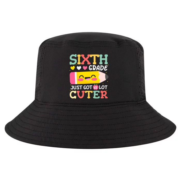 6th Grade Back To School Just Got A Lot Cuter Gift Cool Comfort Performance Bucket Hat