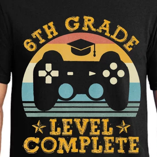 6Th Grade Level Complete Video Gamer Graduation Pajama Set