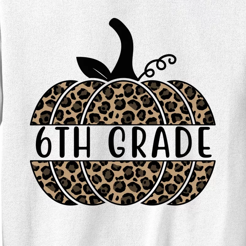 6th Grade Leopard Pumpkin Sweatshirt