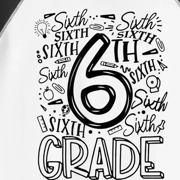 6th Grade Teacher Sixth Grade Teacher Teaching Job Toddler Fine Jersey T-Shirt