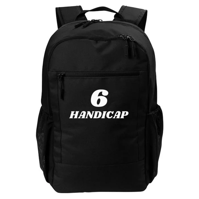 6 Handicap Golf Biden Funny Daily Commute Backpack