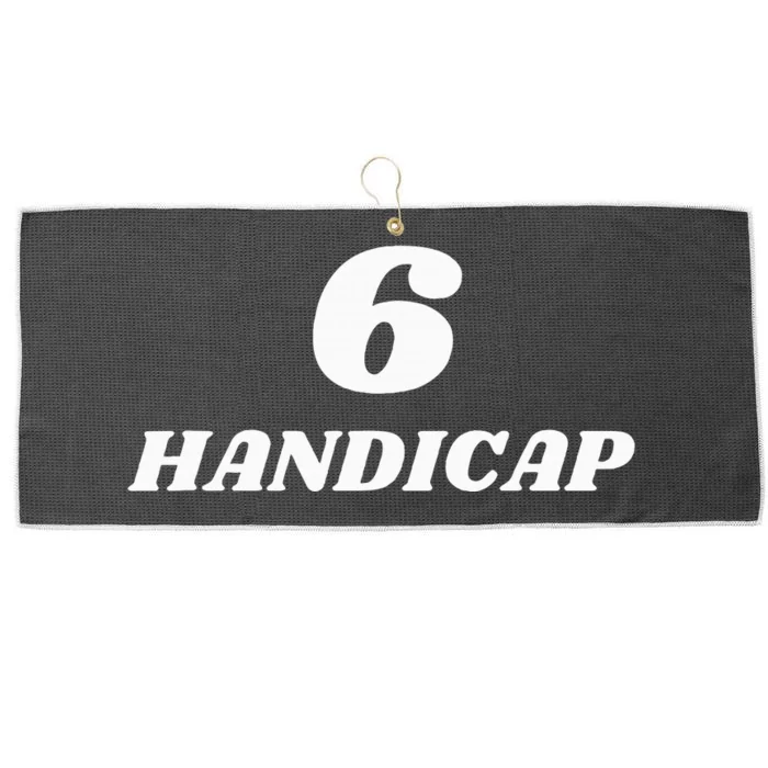 6 Handicap Golf Biden Funny Large Microfiber Waffle Golf Towel