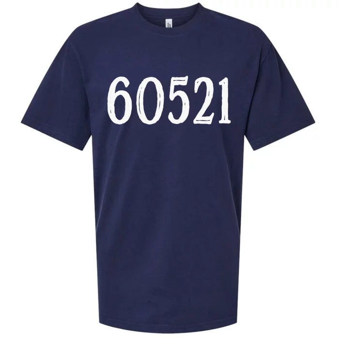 60521 Hinsdale Illinois Zip Code Sueded Cloud Jersey T-Shirt