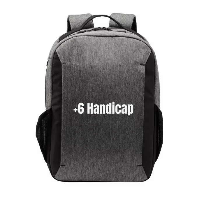 +6 Handicap Plus 6 Handicap Vector Backpack