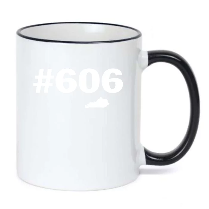 606 Kentucky Map New Black Color Changing Mug