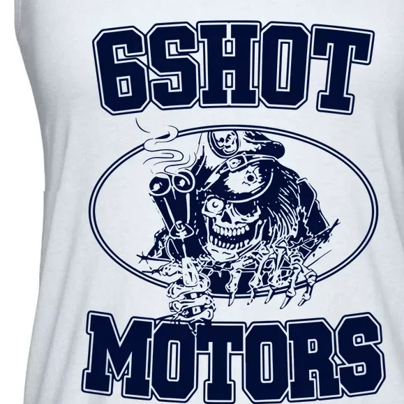 6shot Motors Ladies Essential Flowy Tank