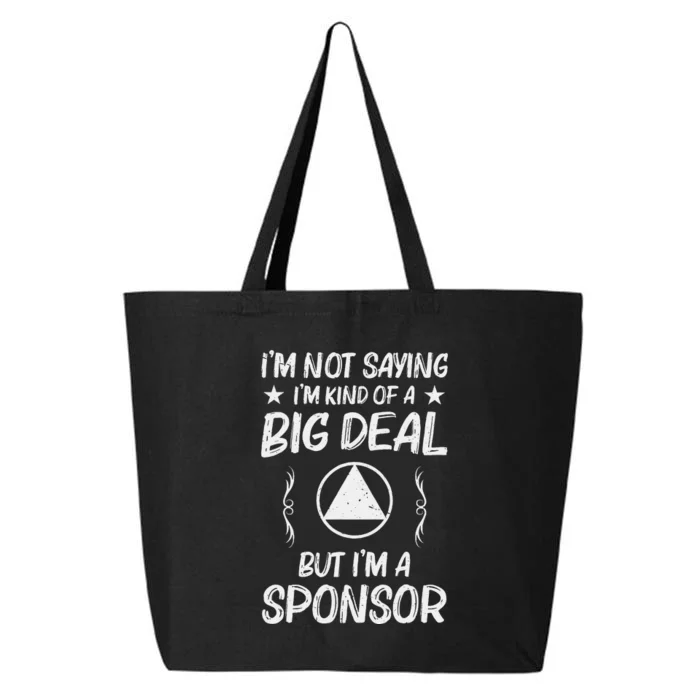 6 Month Sober Anniversary Aa Sobriety Aa Na Sponsor 25L Jumbo Tote