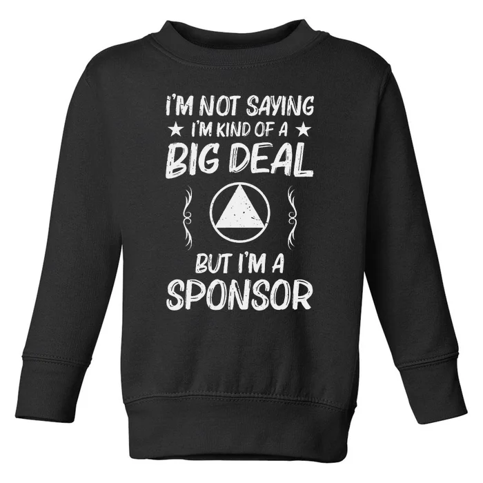 6 Month Sober Anniversary Aa Sobriety Aa Na Sponsor Toddler Sweatshirt