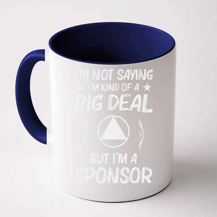 6 Month Sober Anniversary Aa Sobriety Aa Na Sponsor Front & Back Coffee Mug