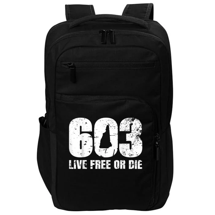 603 New Hampshire Product Live Free Or Die Impact Tech Backpack