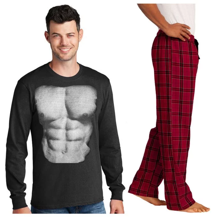 6 Pack Abs Long Sleeve Pajama Set