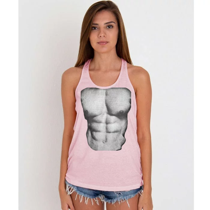 6 Pack Abs Women's Knotted Racerback Tank