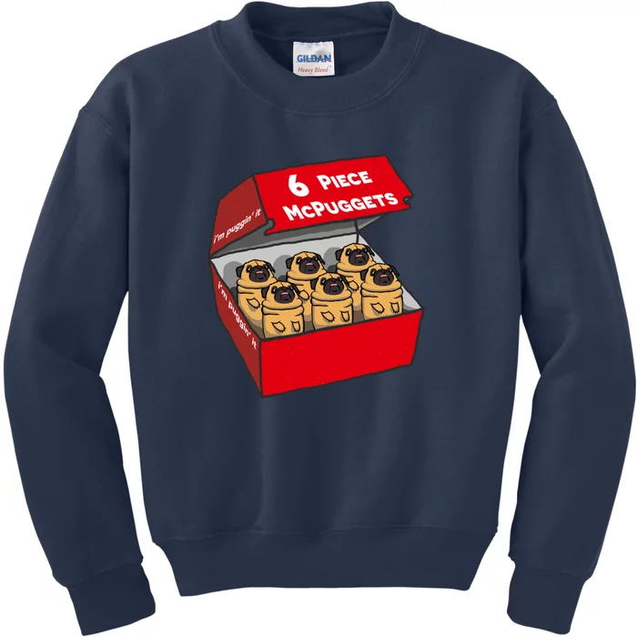 6 Piece Mcpuggets IM Puggin It Kids Sweatshirt