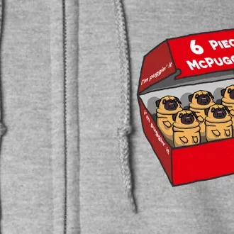 6 Piece Mcpuggets IM Puggin It Full Zip Hoodie