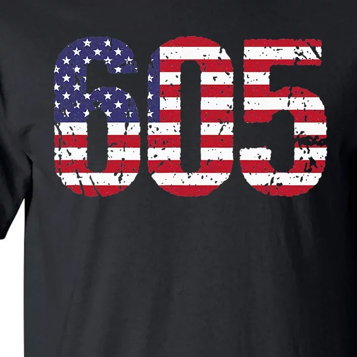 605 South Dakota Area Code Tall T-Shirt