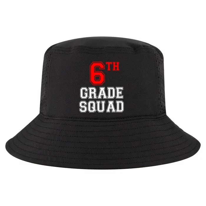 6th Sixth Grade Squad Back To School Teacher Gift Cool Comfort Performance Bucket Hat