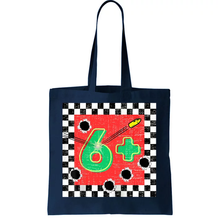 6+ Save Raglan Baseball Tote Bag