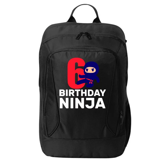 6th Birthday Ninja City Backpack