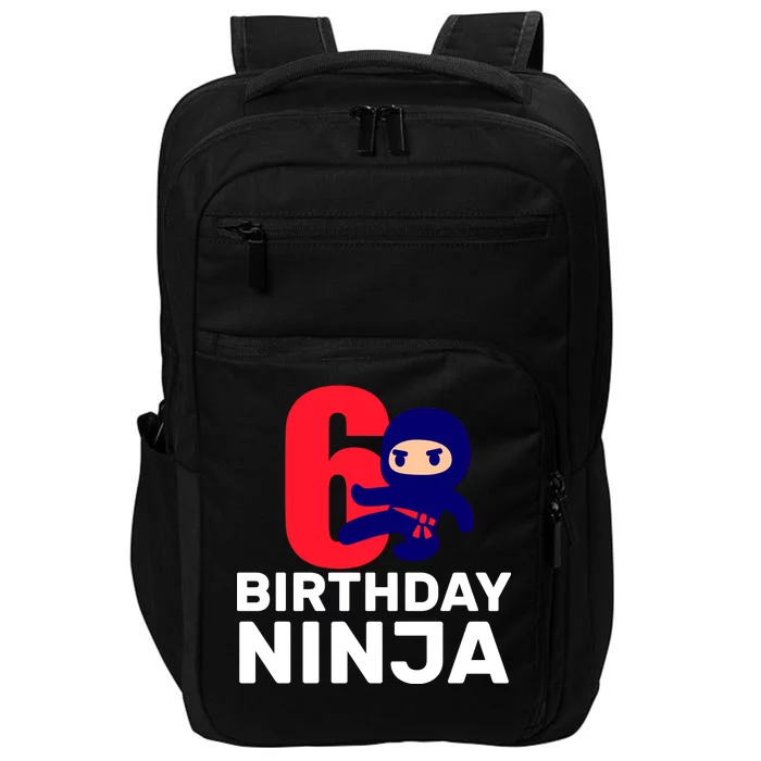 6th Birthday Ninja Impact Tech Backpack